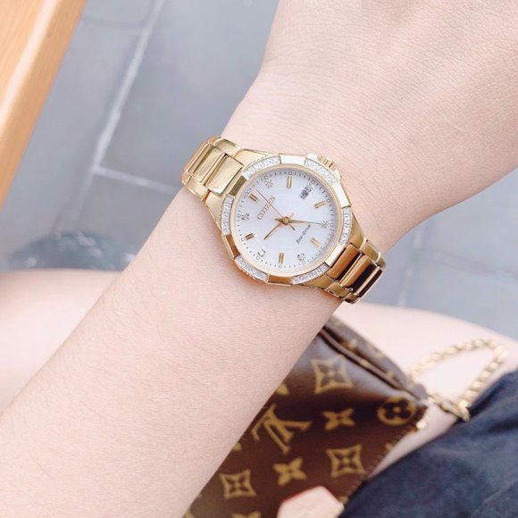 New! Citizen Women\'s Diamond Gold Watch!